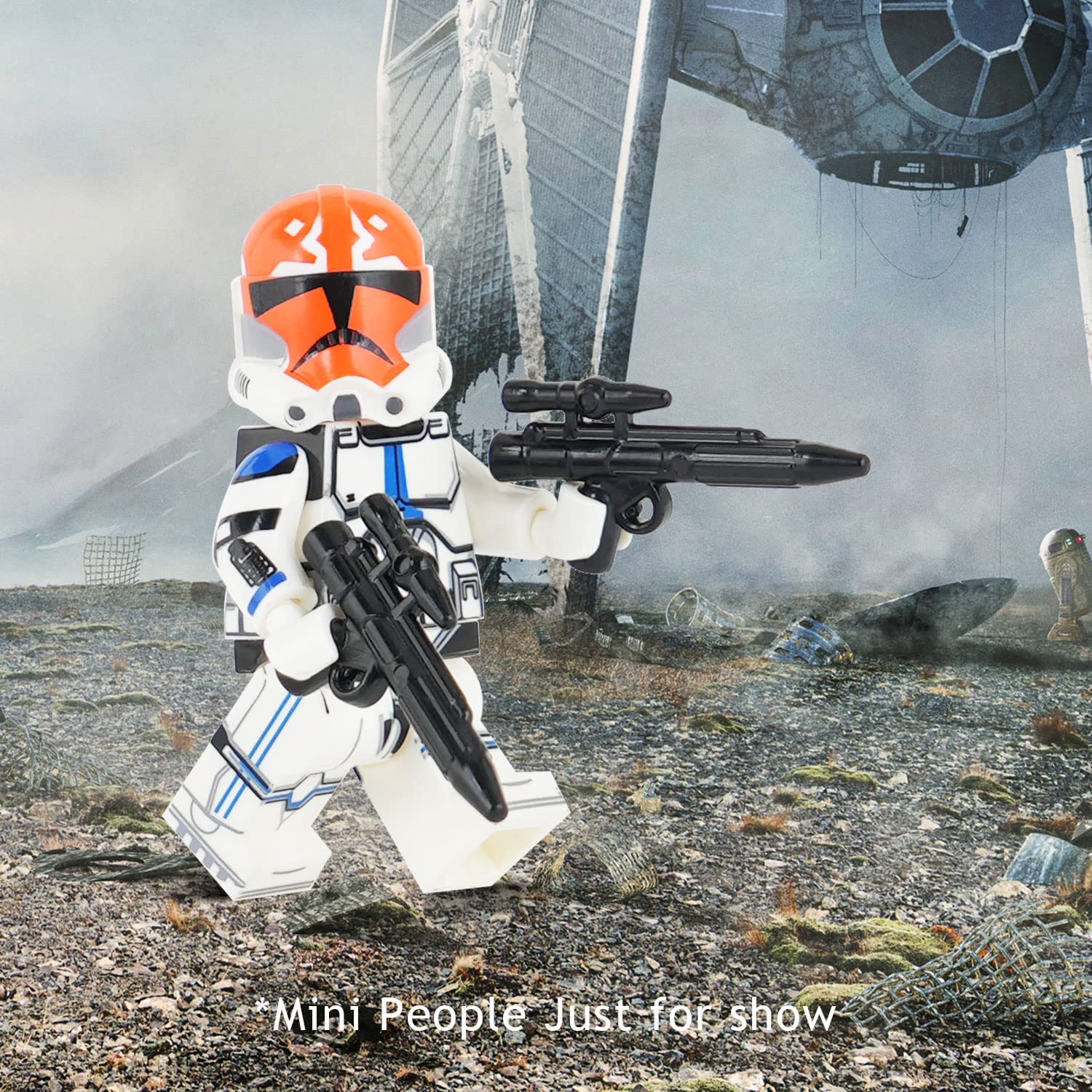 Foto 2 | Paquete de Armas Mooxi-MOC Space Wars DH-17 Clone Trooper 50 Piezas - Venta Internacional