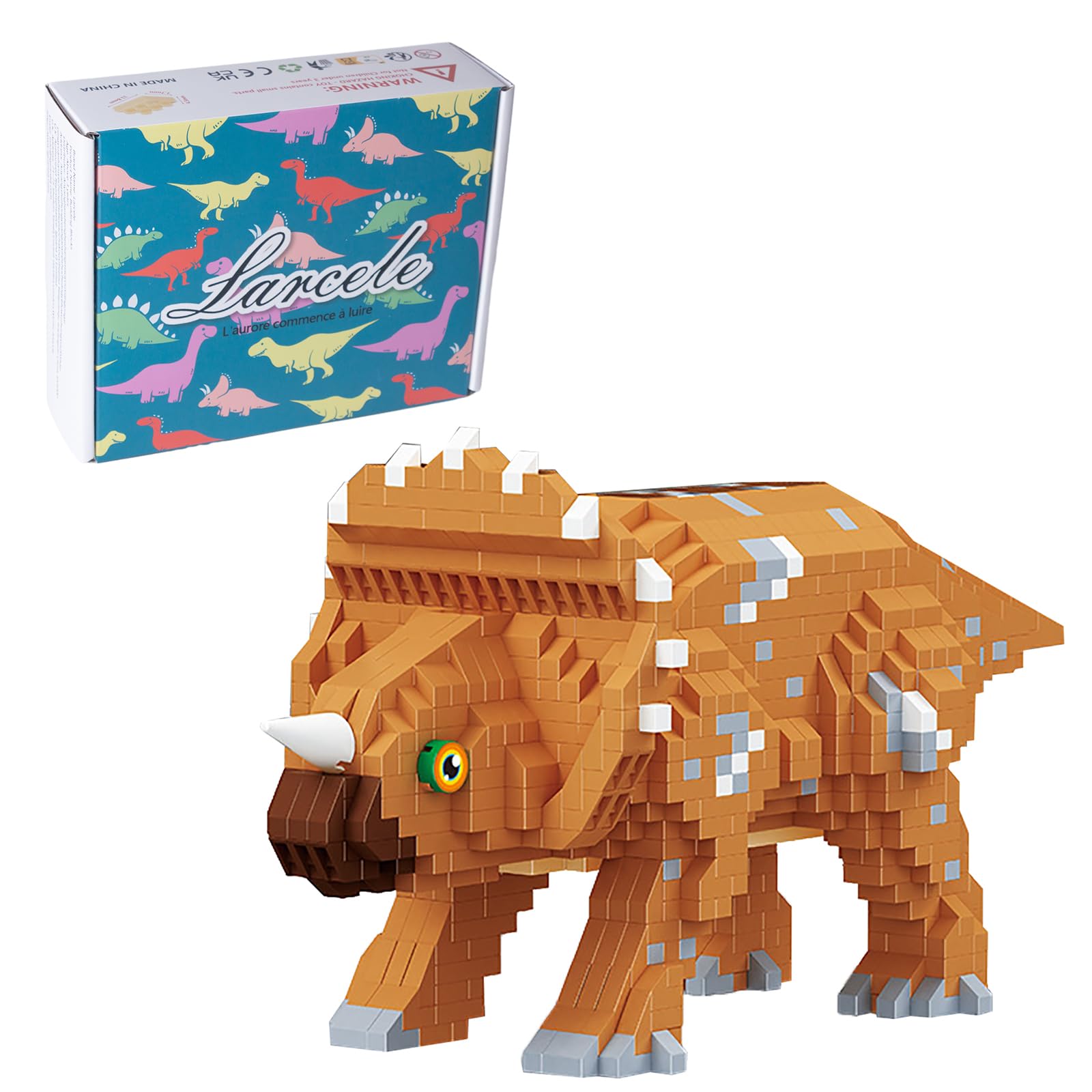 Bloques de Construcción Larcele Micro Dinosaur 1145 Piezas - Venta Internacional