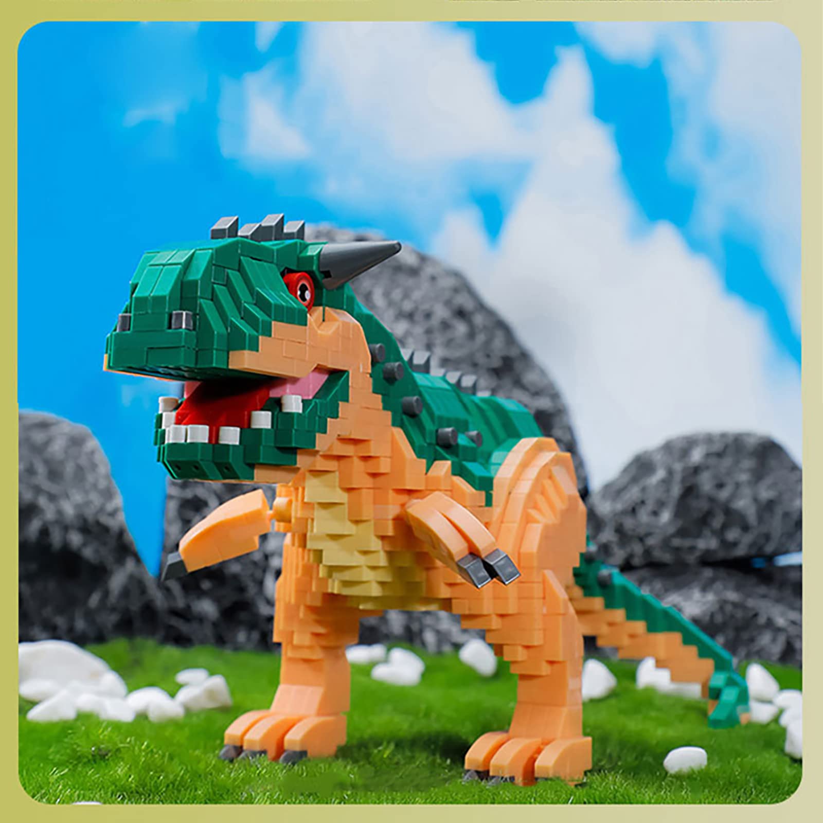 Foto 7 pulgar | Set de Bloques de Construcción Larcele Micro Dinosaur 1060 Piezas Kljm-06 - Venta Internacional