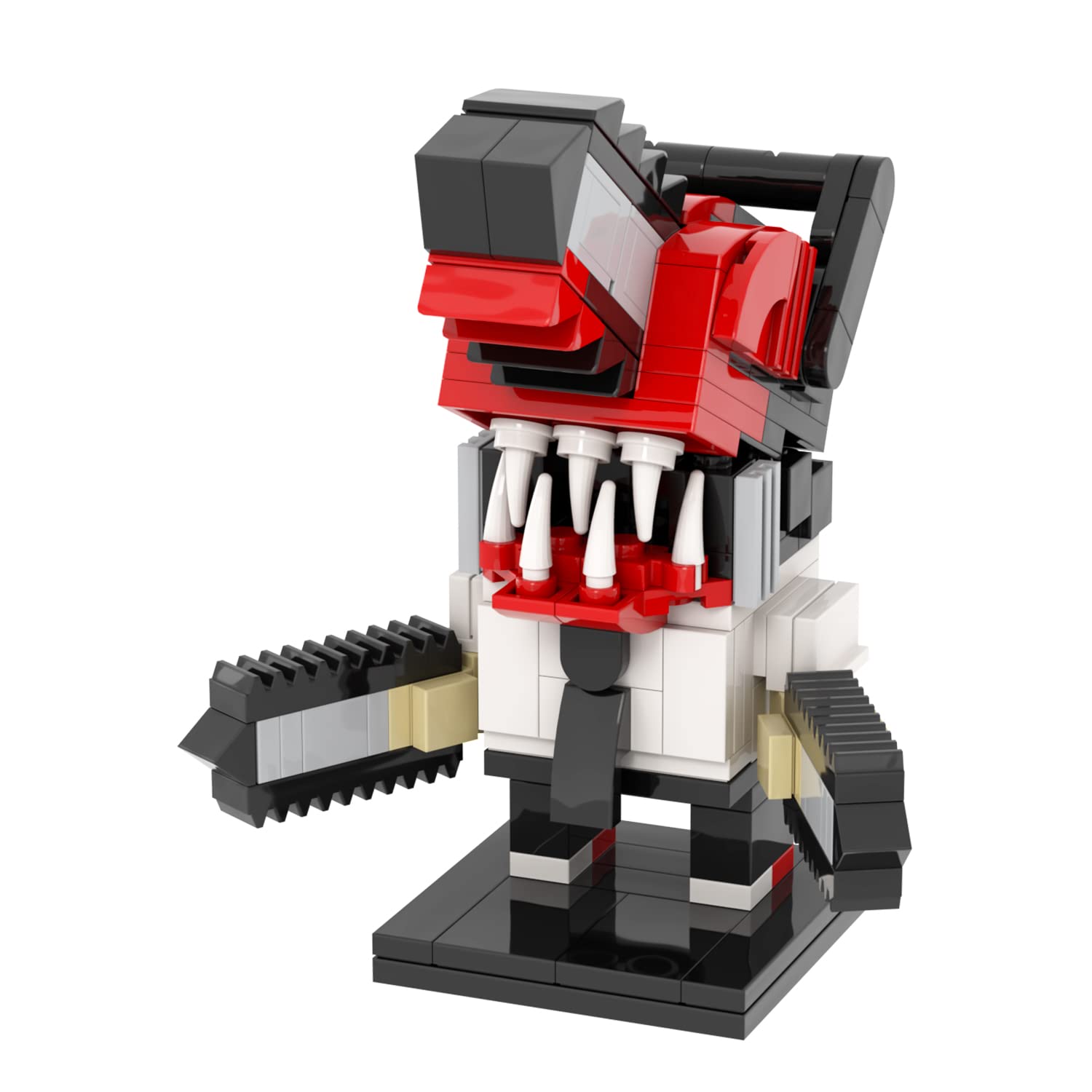 Set de Construcción Mooxi-moc Anime Chainsaw Figures Man Brick Mini Headz - Venta Internacional