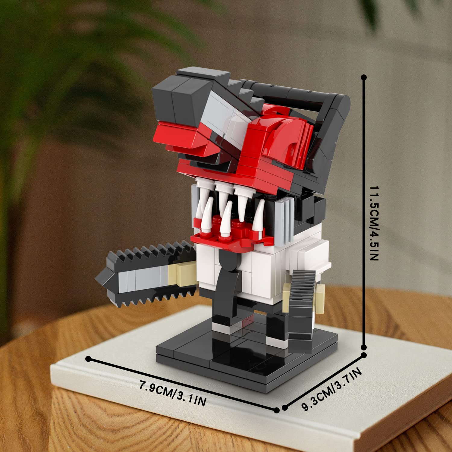 Foto 5 pulgar | Set de Construcción Mooxi-moc Anime Chainsaw Figures Man Brick Mini Headz - Venta Internacional