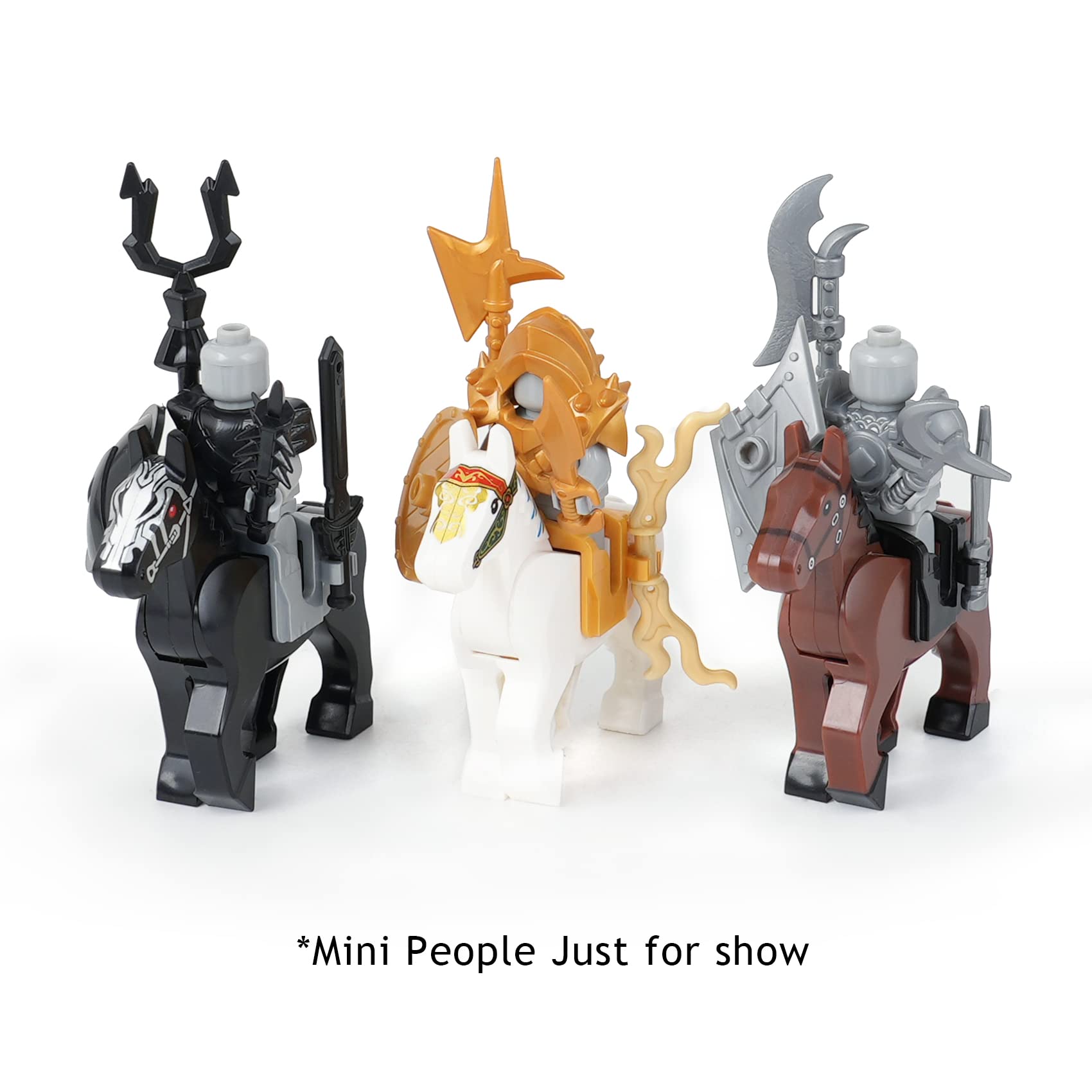 Foto 6 pulgar | Juego Building Block Toy Mooxi-moc Action War Horse 15 Piezas - Venta Internacional