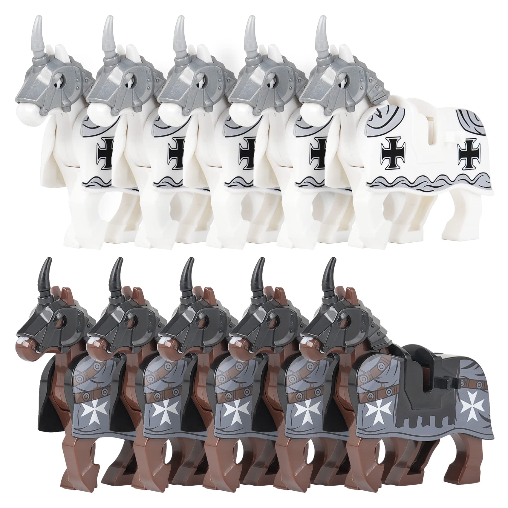 Set Building Block Toy Mooxi-moc Action War Horse X10 - Venta Internacional