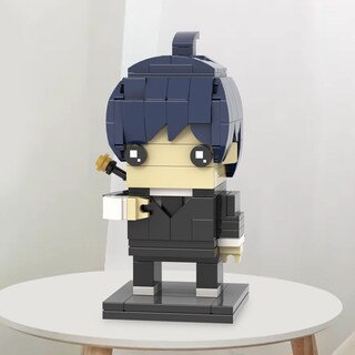 Foto 2 | Set de Construcción Mooxi-moc Anime Chainsaw Figures Man Hayakawa Aki - Venta Internacional