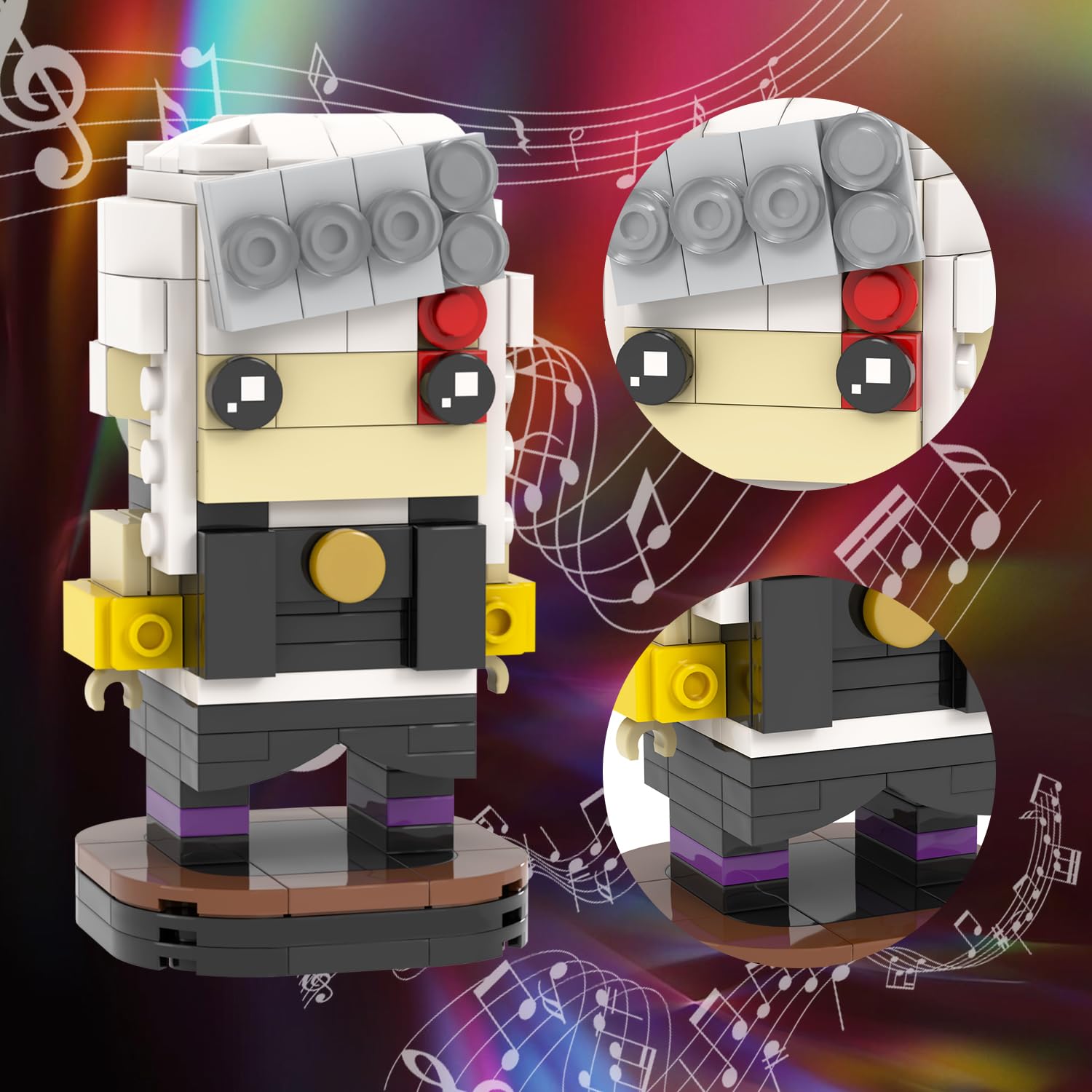 Foto 5 pulgar | Set de Construcción Mooxi-moc Anime Demon Slayer Uzui Tengen 161 Piezas - Venta Internacional
