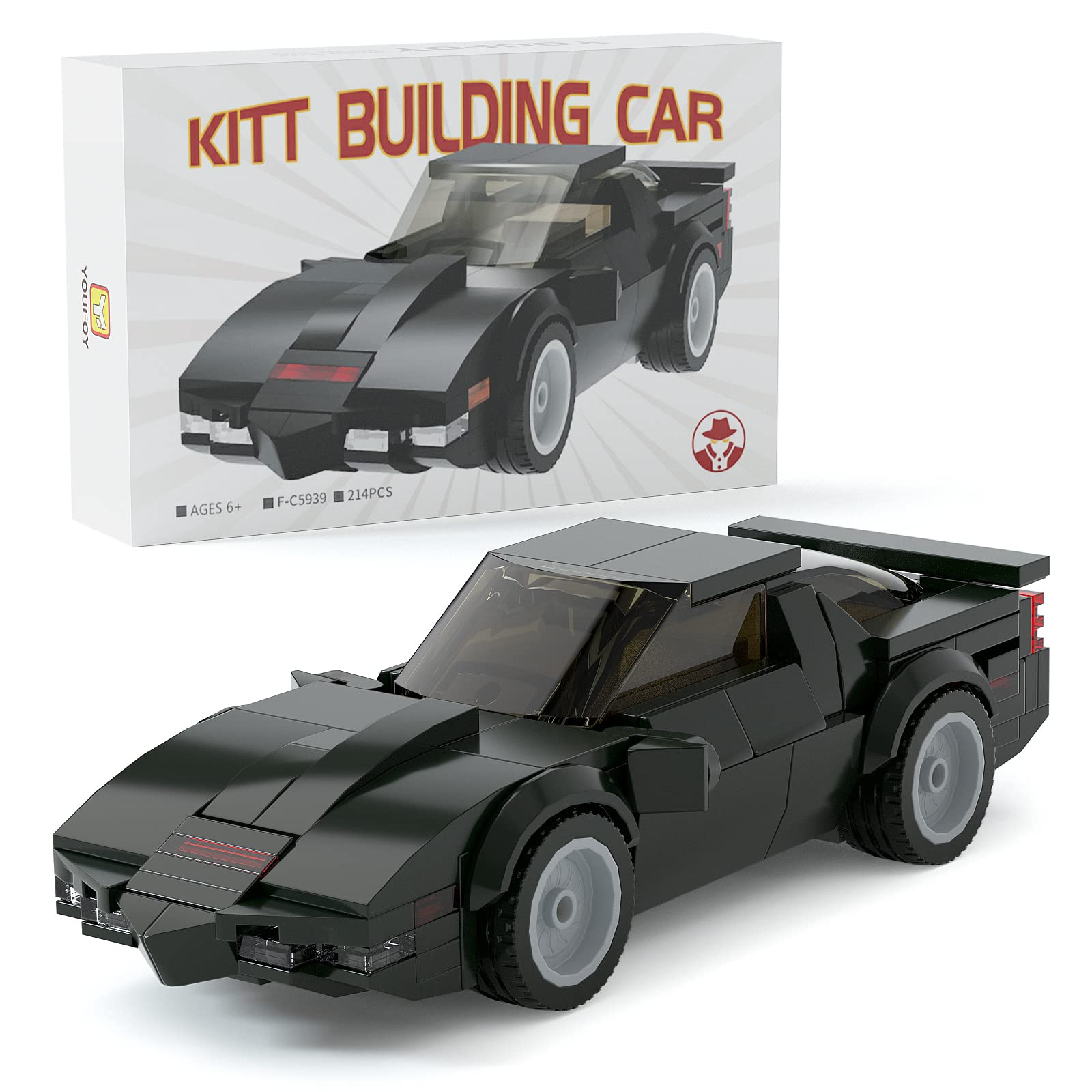 Foto 3 pulgar | Juego de Bloques BuildingBoat Knight Rider 215 Piezas - Venta Internacional