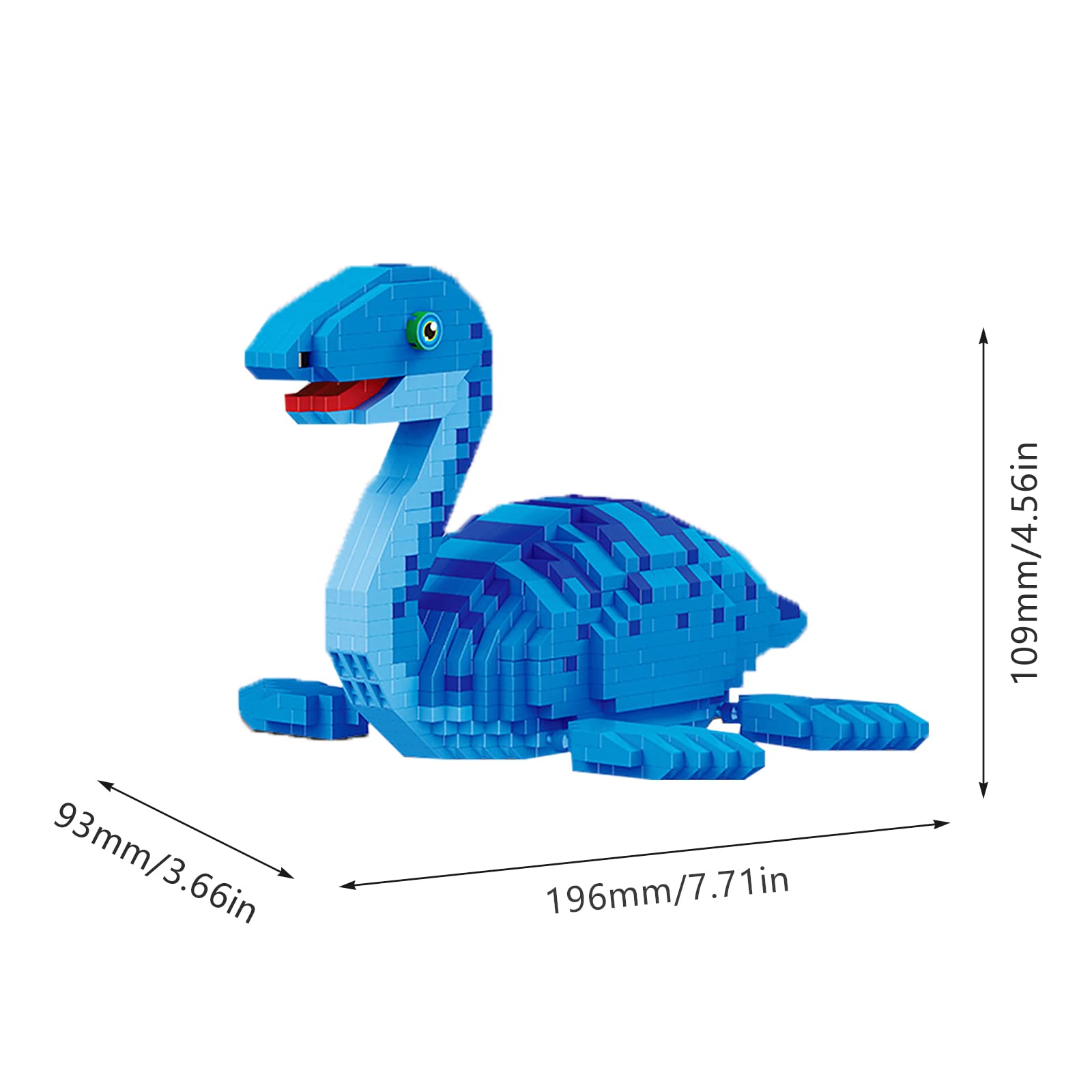 Foto 3 pulgar | Juego de Bloques Larcele de Plesiosaurus 1004 Piezas - Venta Internacional