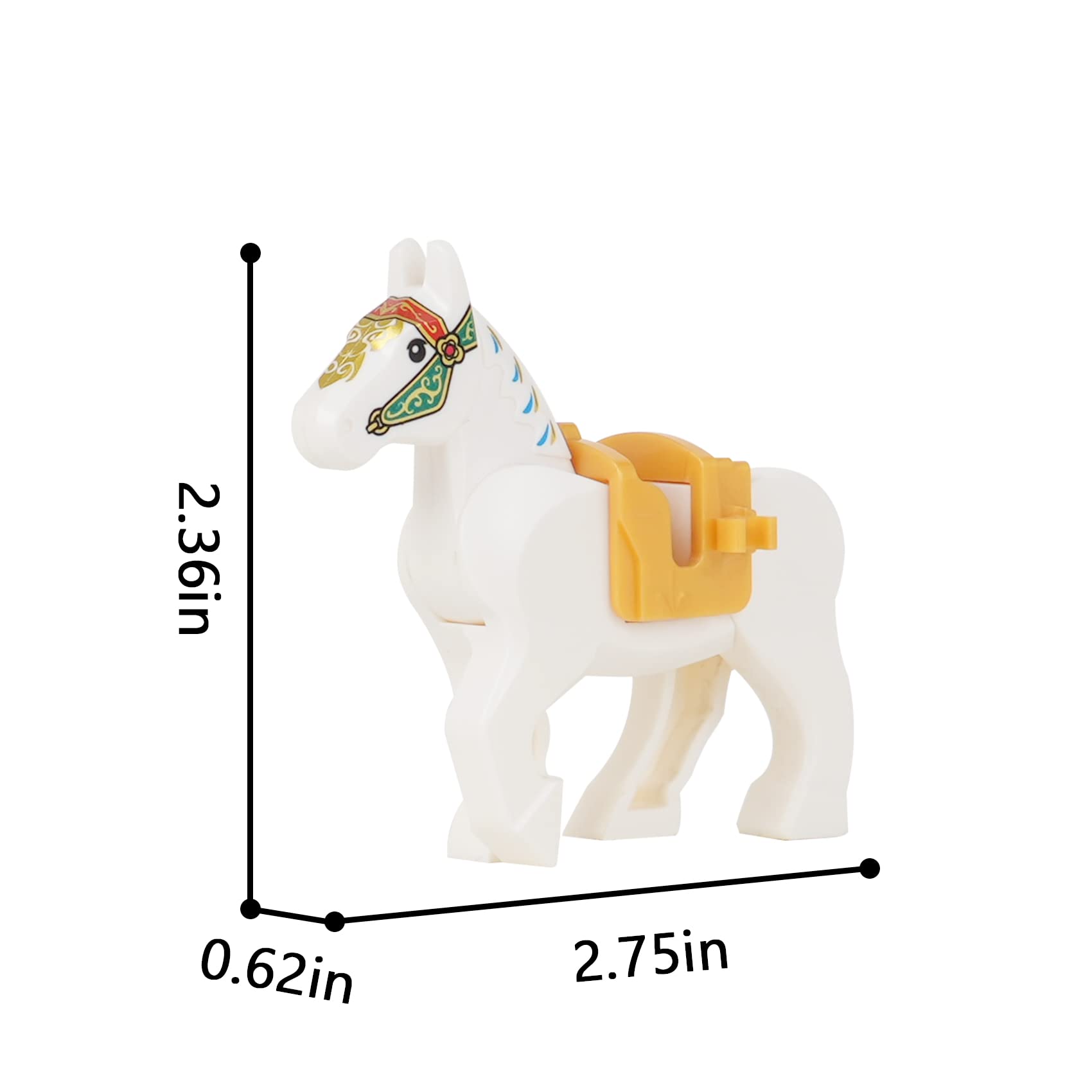 Foto 3 pulgar | Figuras de Caballo Mooxi para Bloques de Construcción 15 Piezas-Venta Internacional