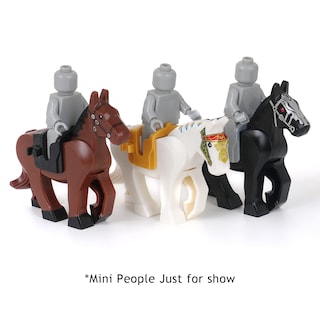Foto 6 | Figuras de Caballo Mooxi para Bloques de Construcción 15 Piezas-Venta Internacional