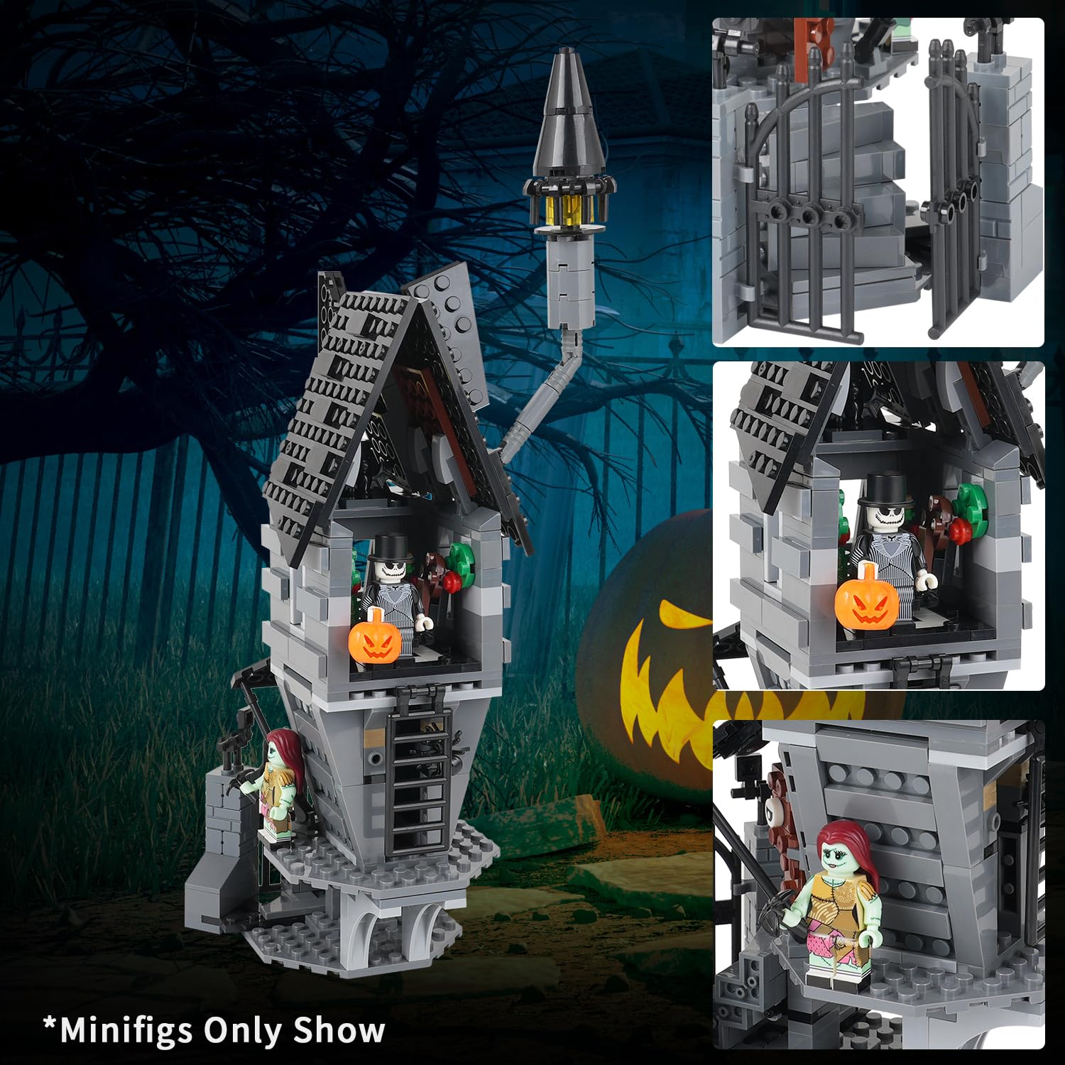 Foto 2 | Bloques dDe Construcción Mooxi-MOC The Nightmare Before Christmas 443 Piezas - Venta Internacional