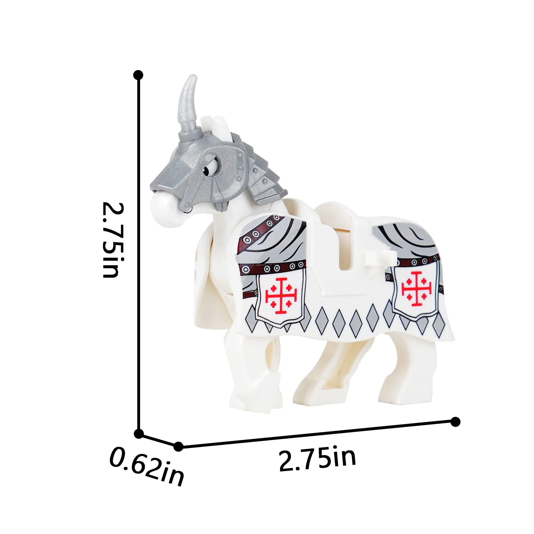 Foto 3 pulgar | Figuras de Caballo Mooxi para Bloques de Construcción 10 Piezas -Venta Internacional