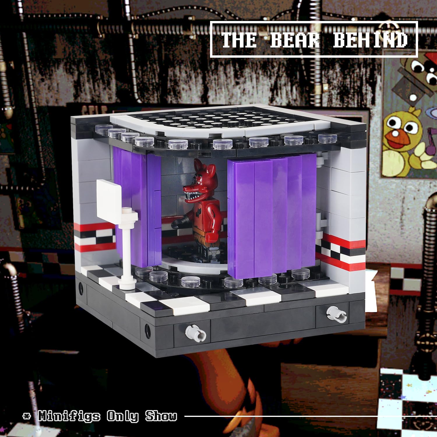Foto 3 pulgar | Juego de Bloques Mooxi Fnaf Stage 231 Piezas-Venta Internacional