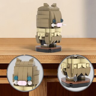 Foto 4 | Set De Construcción Mooxi-moc Anime Demon Slayer Hashibira Inosuke - Venta Internacional