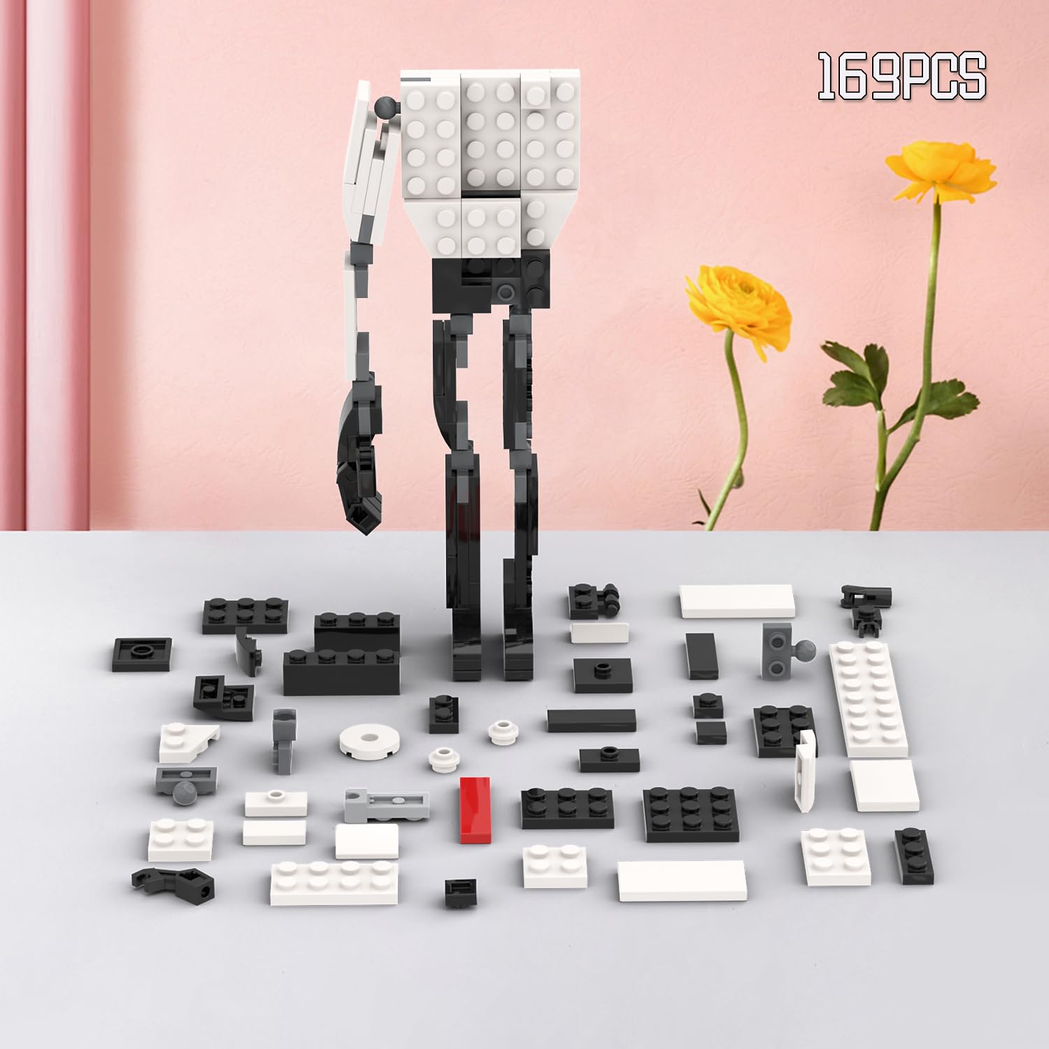 Foto 5 | Set de Construcción Mooxi-moc Skibi Man Subwoofer Man 169 Piezas - Venta Internacional