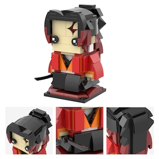 Foto 4 | Set de Construcción Mooxi-moc Anime Demon Slayer Tsugikuni Yoriichi - Venta Internacional