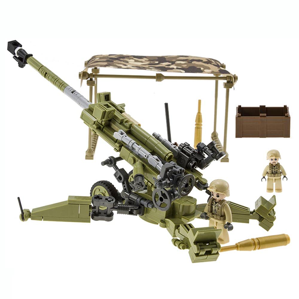 Foto 2 pulgar | Tanque Militar Building Block con 2 Figuras de Soldados 258 Piezas - Venta Internacional