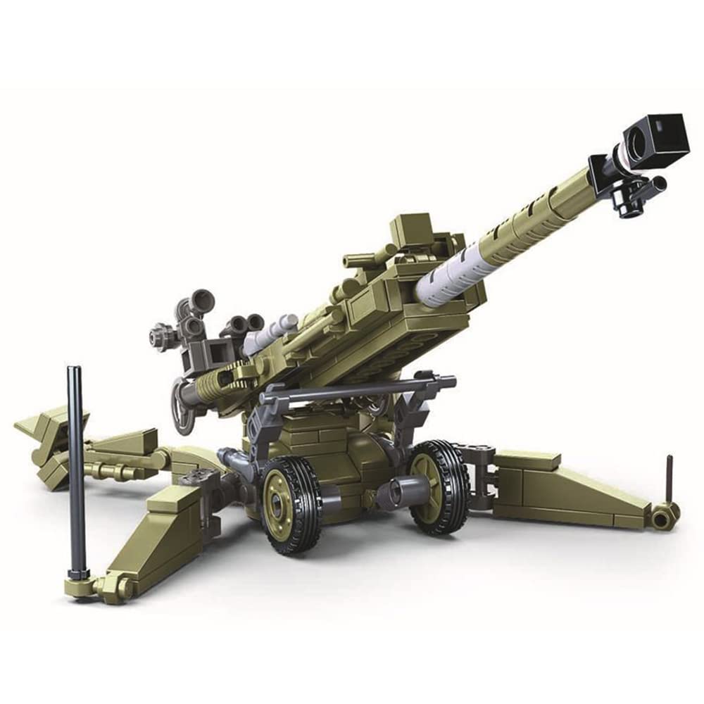 Foto 4 pulgar | Tanque Militar Building Block con 2 Figuras de Soldados 258 Piezas - Venta Internacional