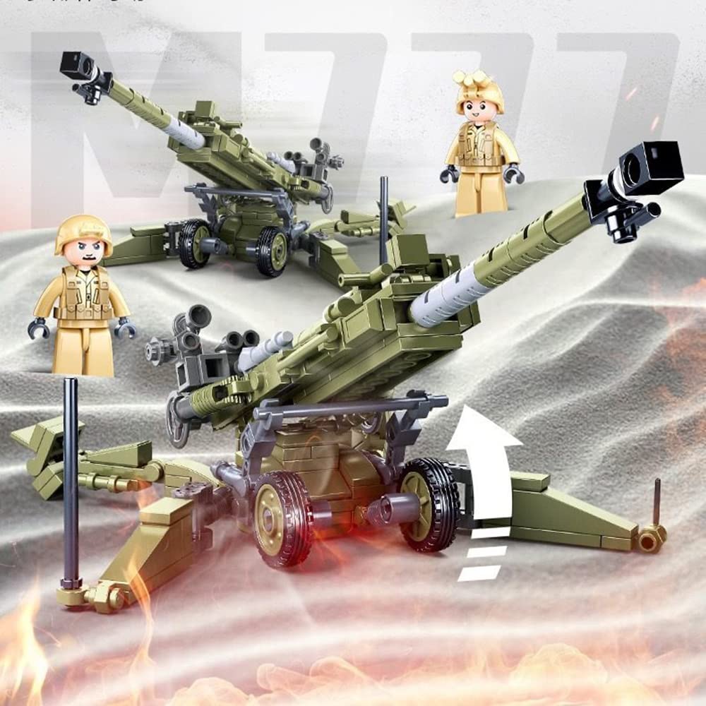 Foto 7 pulgar | Tanque Militar Building Block con 2 Figuras de Soldados 258 Piezas - Venta Internacional