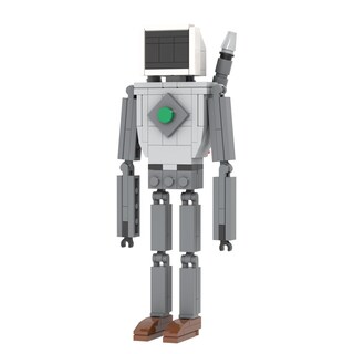 Foto 1 | Set de Construcción Mooxi-moc Skibi Man Computer Man Kids 144 Piezas - Venta Internacional