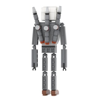 Foto 3 | Set de Construcción Mooxi-moc Skibi Man Computer Man Kids 144 Piezas - Venta Internacional