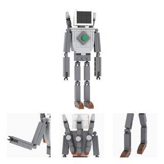 Foto 5 | Set de Construcción Mooxi-moc Skibi Man Computer Man Kids 144 Piezas - Venta Internacional