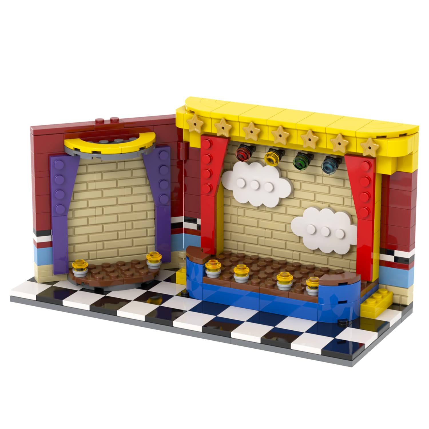 Foto 2 pulgar | Set de Construcción Mooxi-moc Fnaf Movie Stage 286 Piezas - Venta Internacional