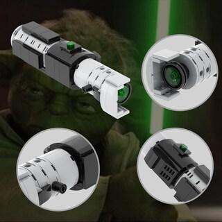 Foto 3 | Set de Construcción Mooxi-moc Space Wars Yda Lightsaber Hilt 145 Piezas - Venta Internacional