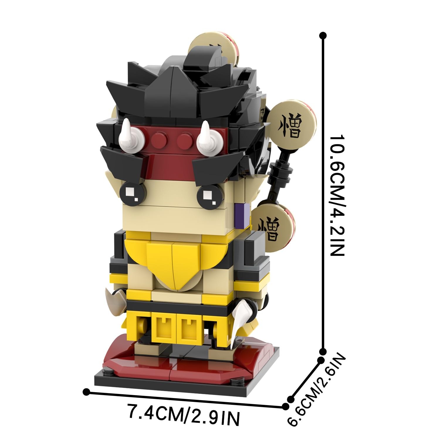Foto 4 pulgar | Set De Construcción Mooxi-moc Anime Demon Slayer Zohakuten 251 Piezas - Venta Internacional