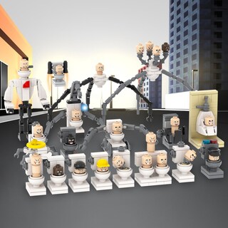 Foto 2 | Set de Construcción Mooxi-moc Skibi Man con 396 Piezas para Niños - Venta Internacional