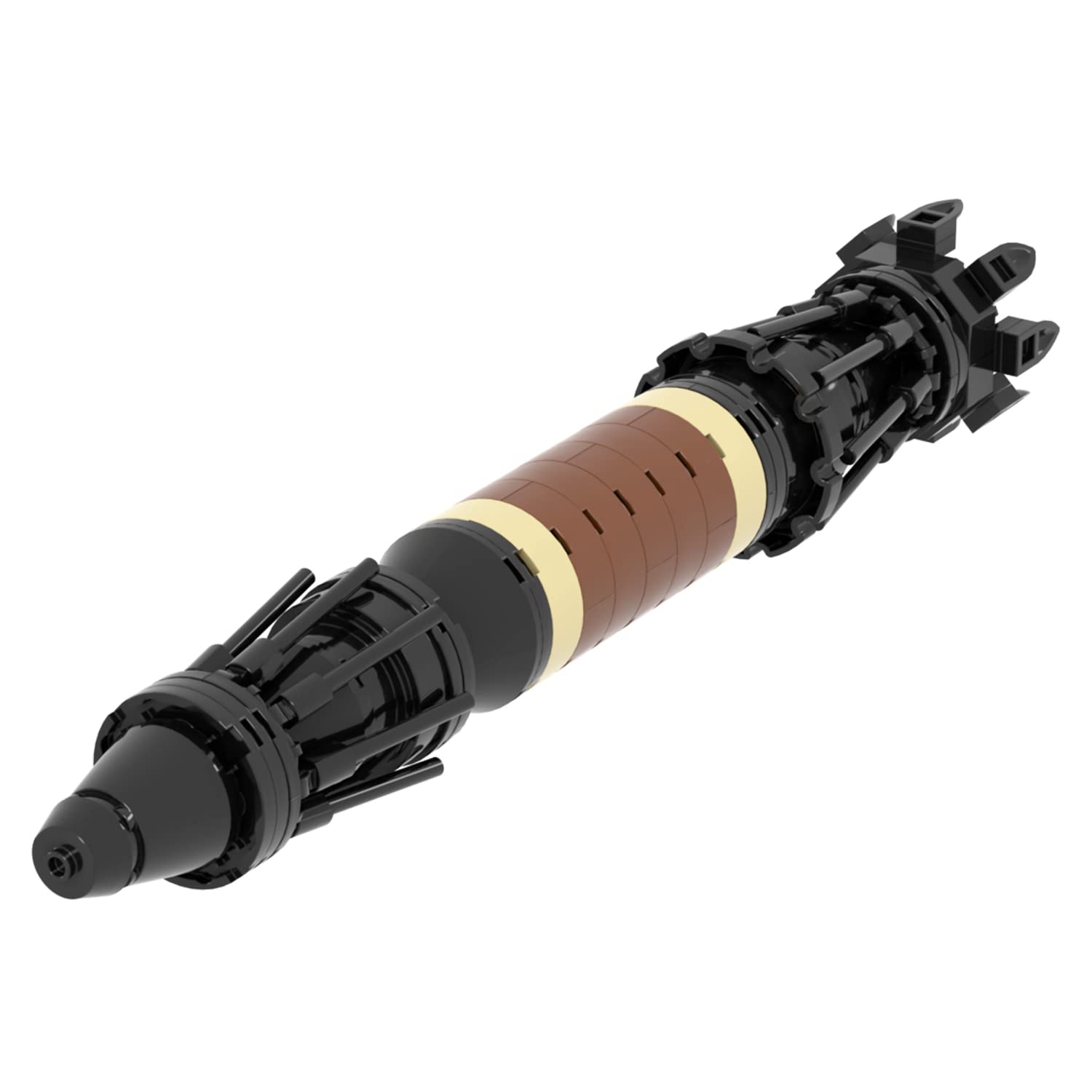 Foto 4 pulgar | Set de Construcción Mooxi-moc Space Wars Rey Lightsaber Hilt 127 Piezas
