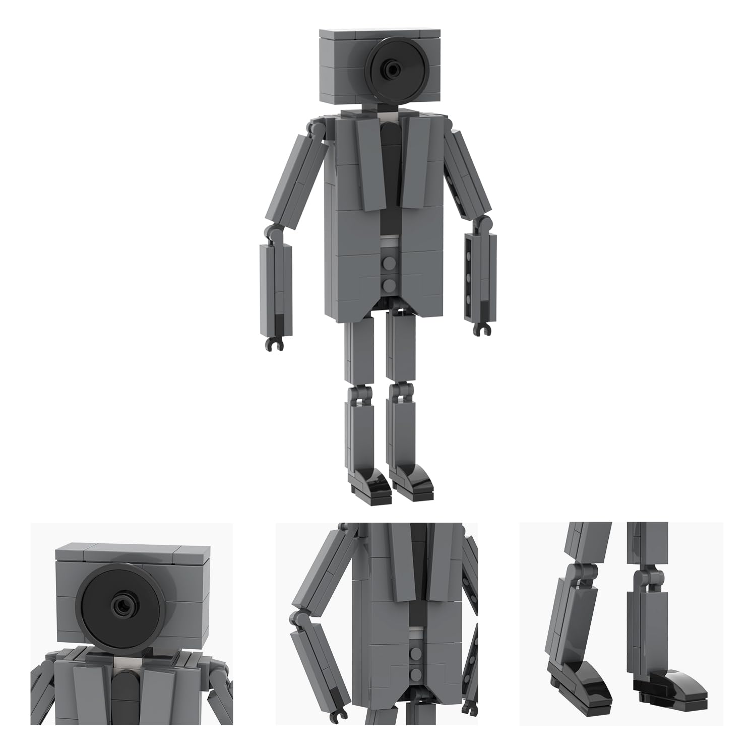 Foto 5 pulgar | Set de Construcción Mooxi-moc Skibi Man Camera Kids 135 Piezas Con Manual - Venta Internacional