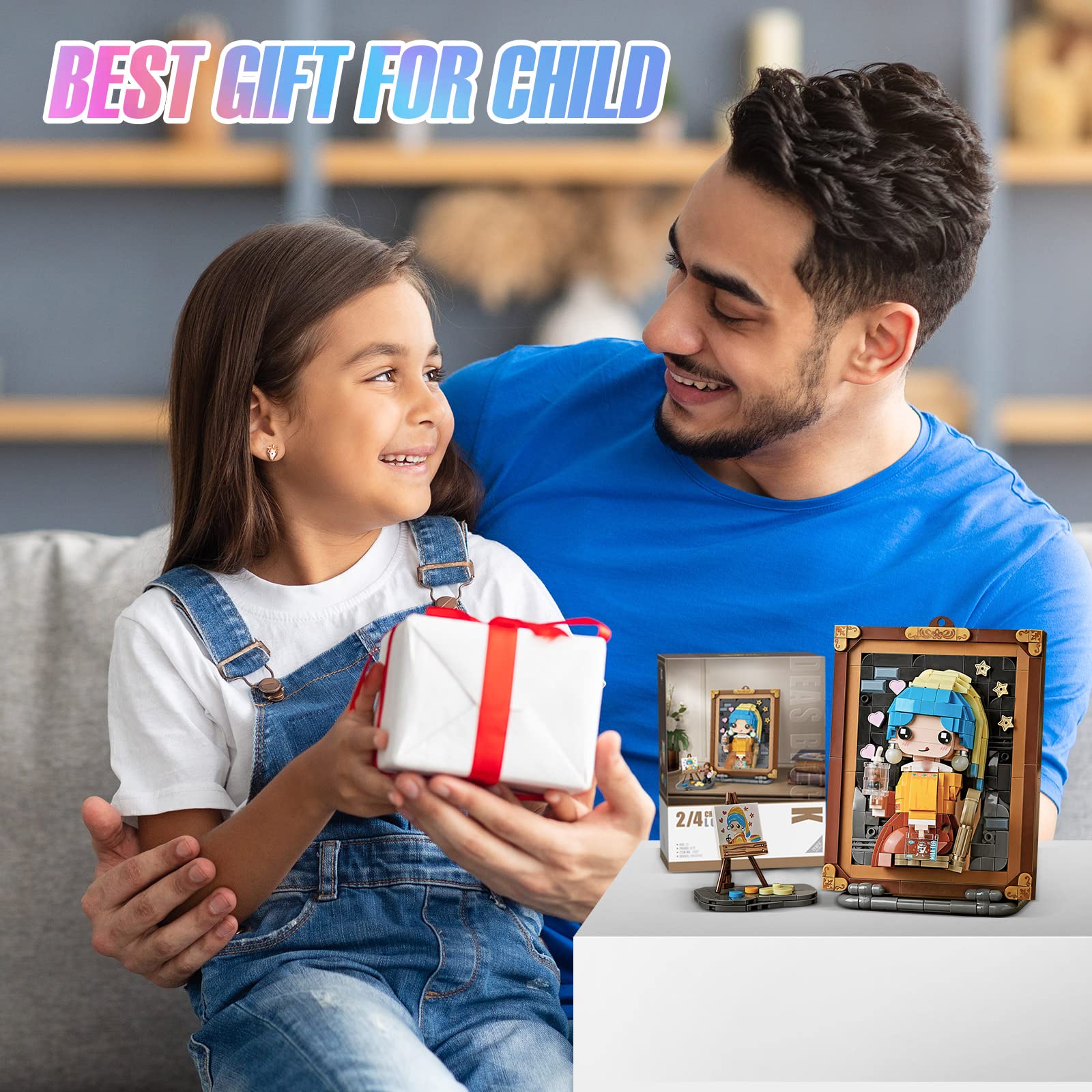 Foto 6 | Miniset de Maquetas de Pintura 3d Building Blocks Toy Meiest - Venta Internacional