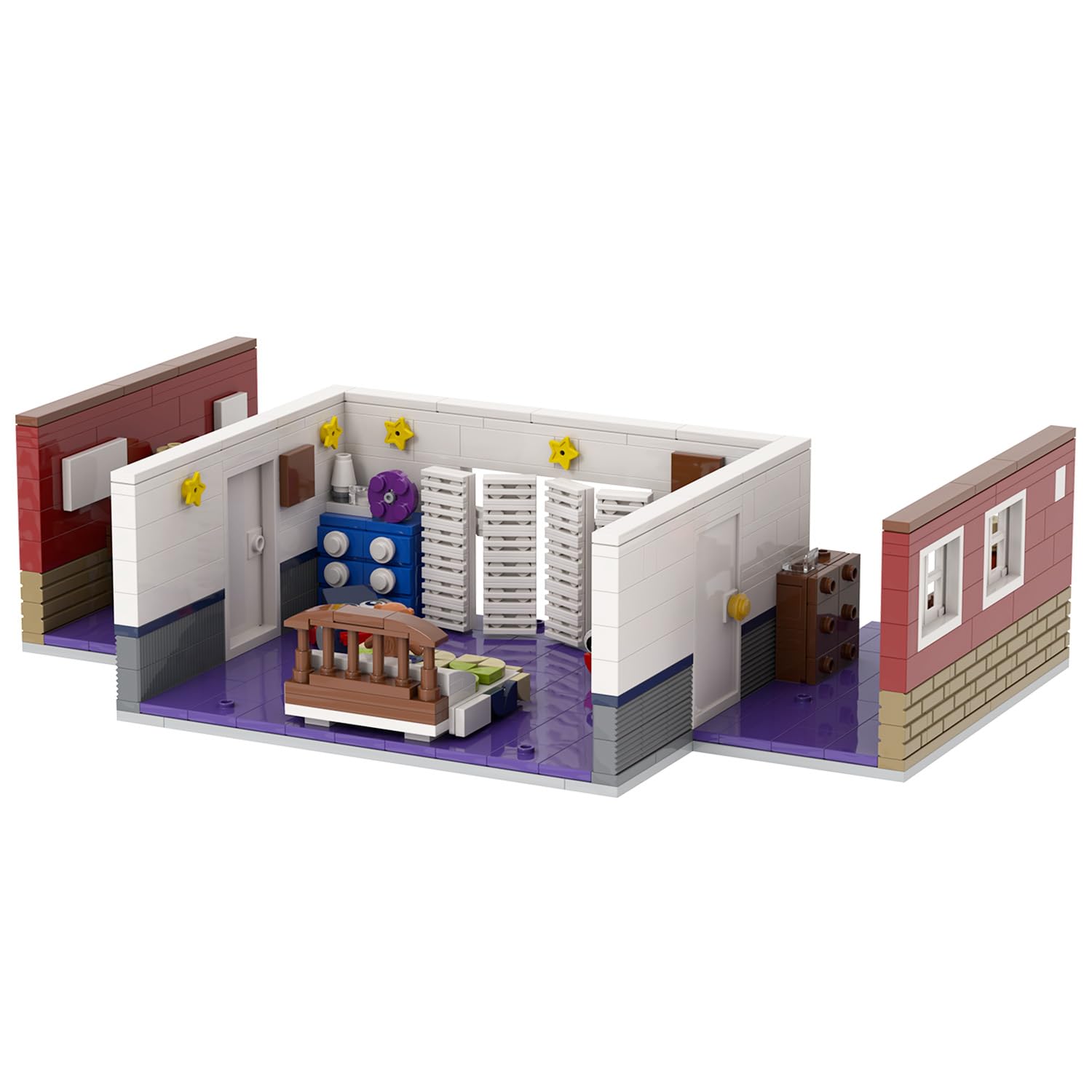 Foto 2 pulgar | Set de Construcción Mooxi-moc Fnaf Room con 585 Piezas- Venta Internacional