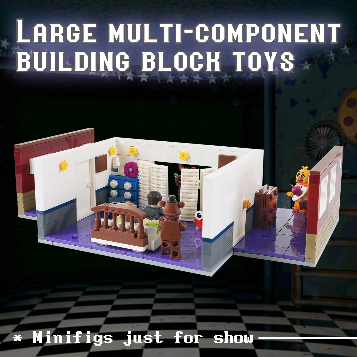 Foto 3 pulgar | Set de Construcción Mooxi-moc Fnaf Room con 585 Piezas- Venta Internacional