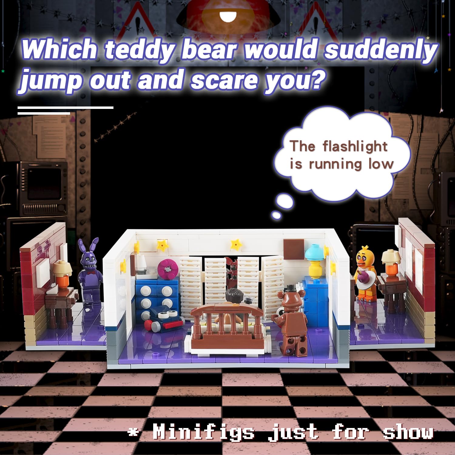 Foto 4 pulgar | Set de Construcción Mooxi-moc Fnaf Room con 585 Piezas- Venta Internacional