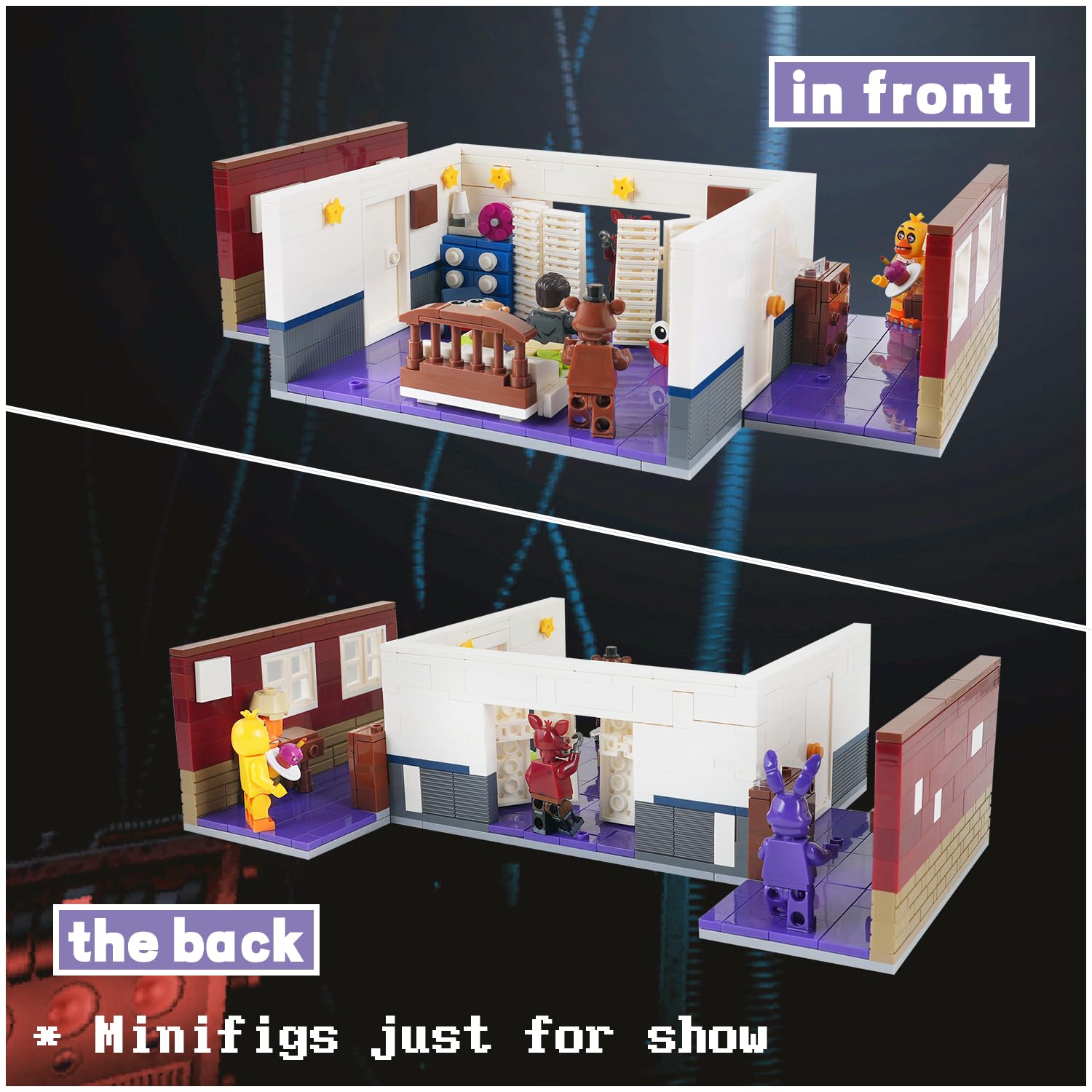 Foto 5 pulgar | Set de Construcción Mooxi-moc Fnaf Room con 585 Piezas- Venta Internacional