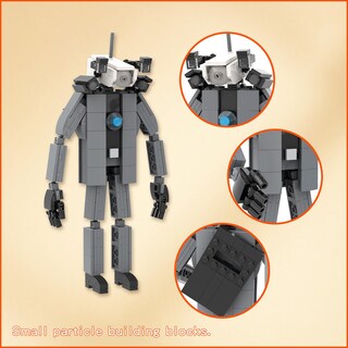 Foto 4 | Set de Construcción Mooxi-moc Skibi Man Camera Kids 266 Piezas con Manual - Venta Internacional