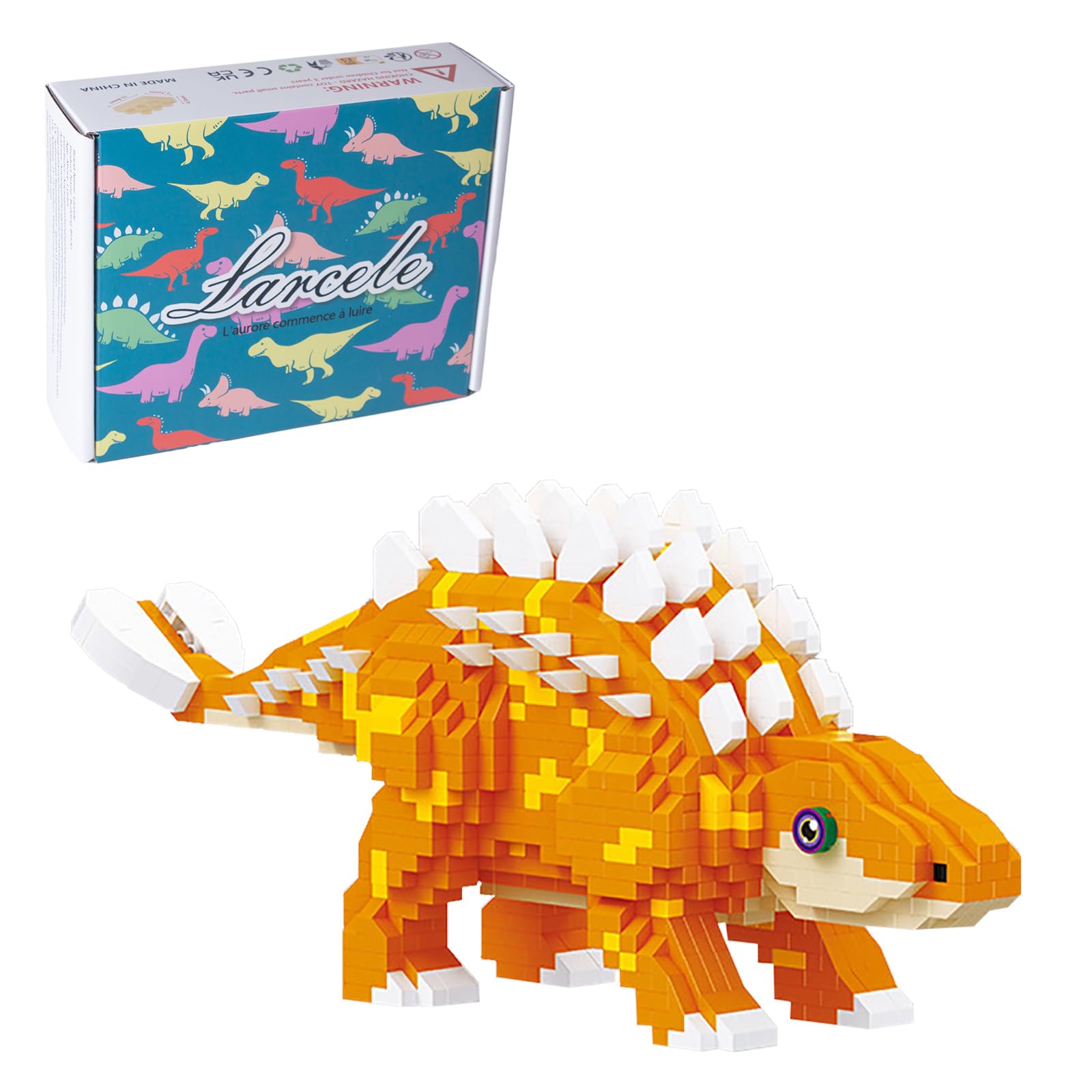 Juego de Microdinosaurios Larcele Building Blocks 1196 Piezas Kljm-06 - Venta Internacional