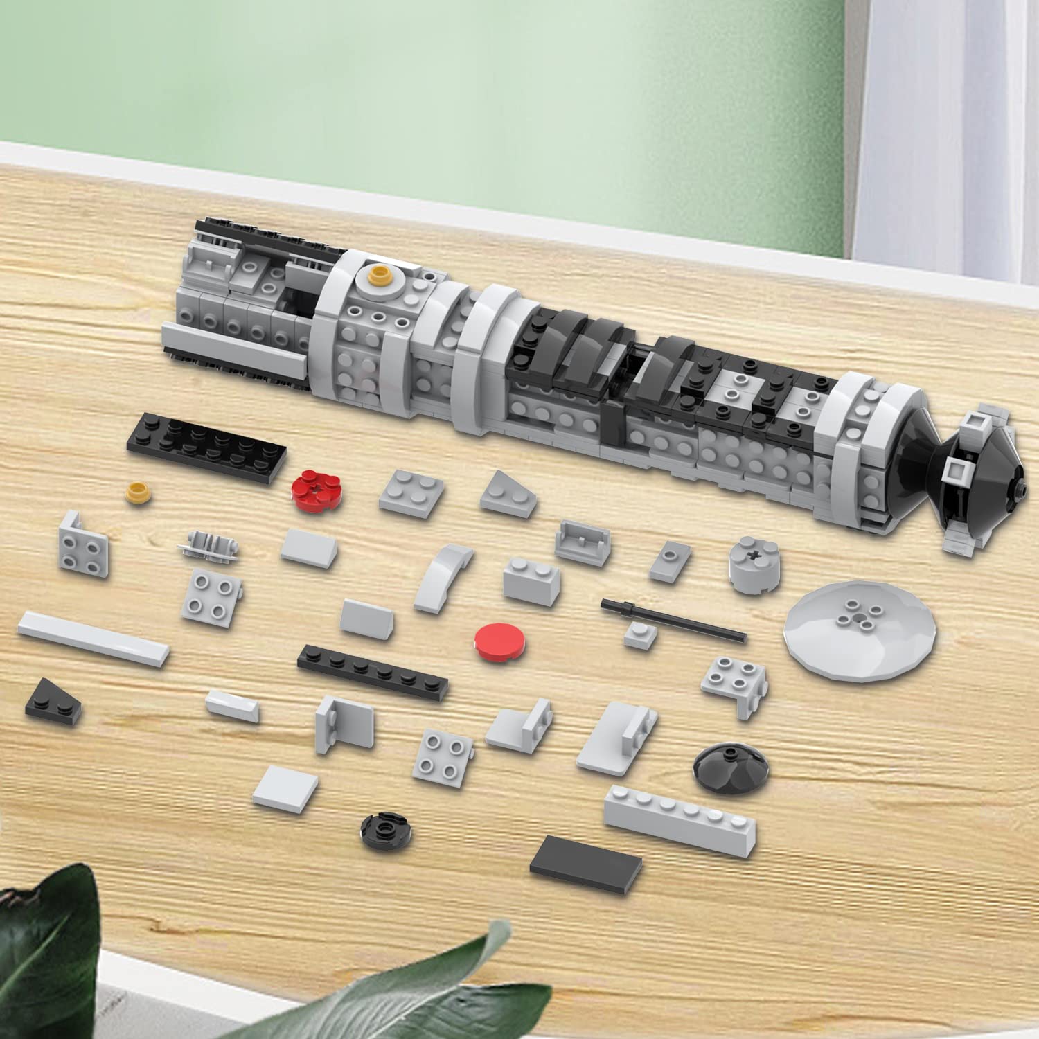 Foto 5 pulgar | Set de Construcción Mooxi Space Wars Obi Wan Lightsaber - Venta Internacional