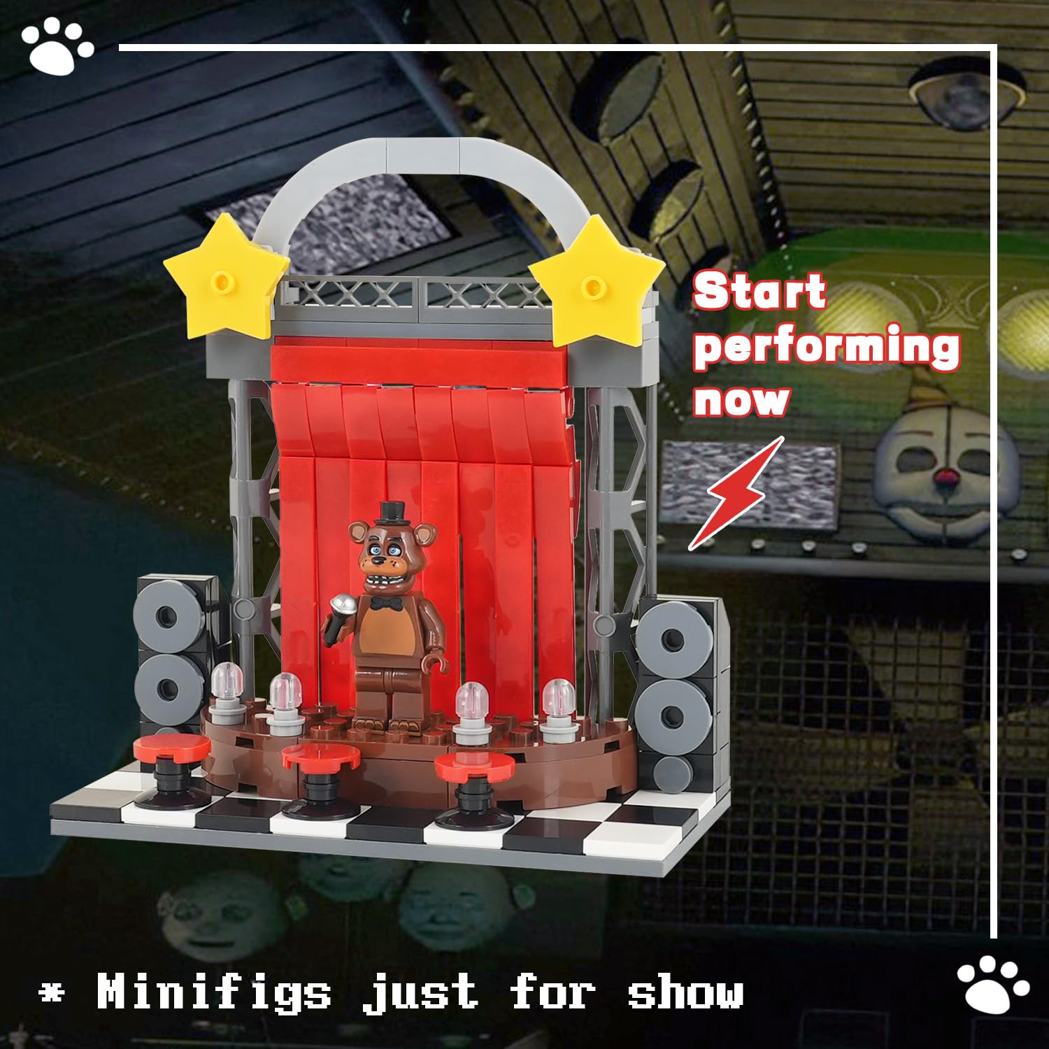 Foto 3 pulgar | Set de Construcción Mooxi Fnaf Small Stage - Venta Internacional