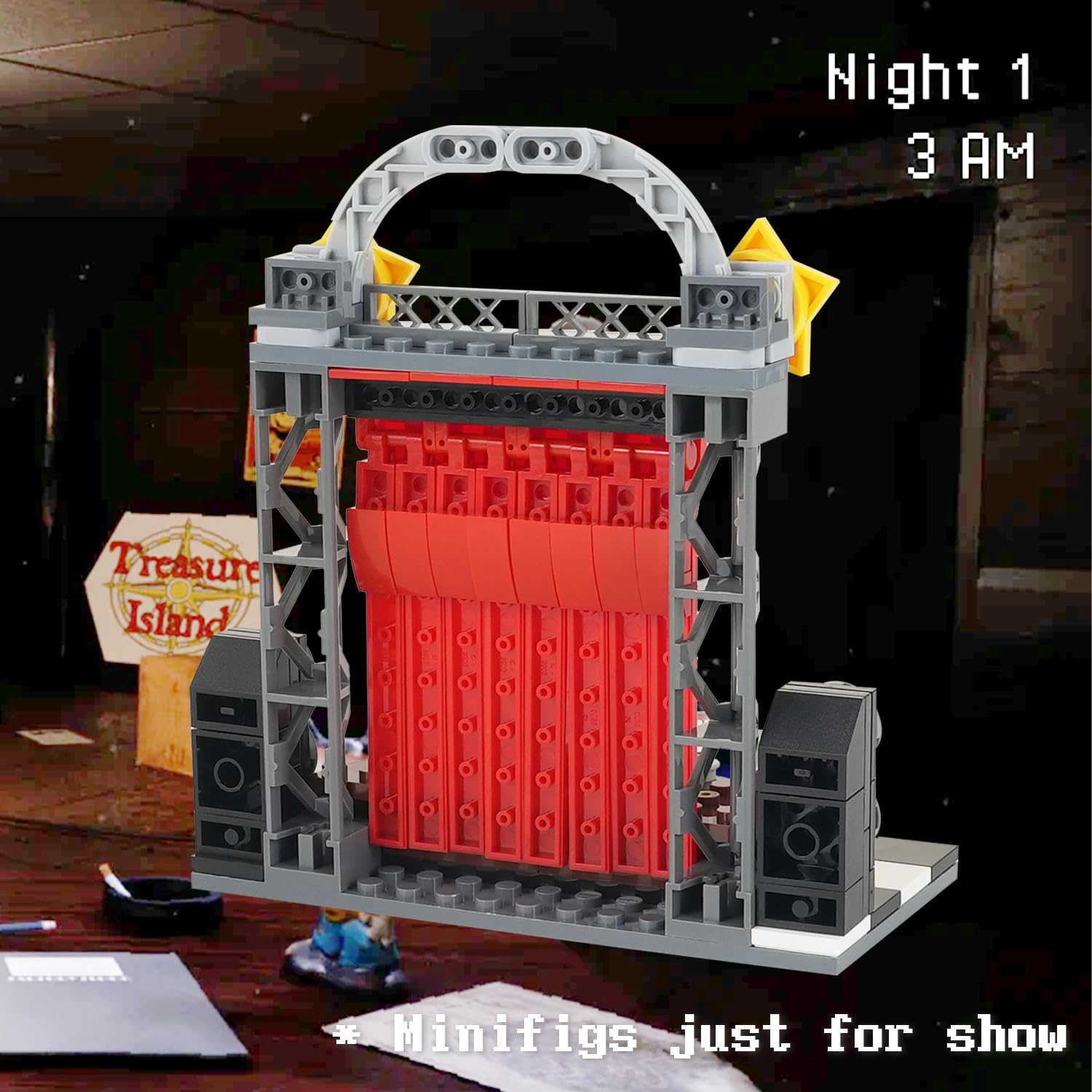 Foto 6 pulgar | Set de Construcción Mooxi Fnaf Small Stage - Venta Internacional