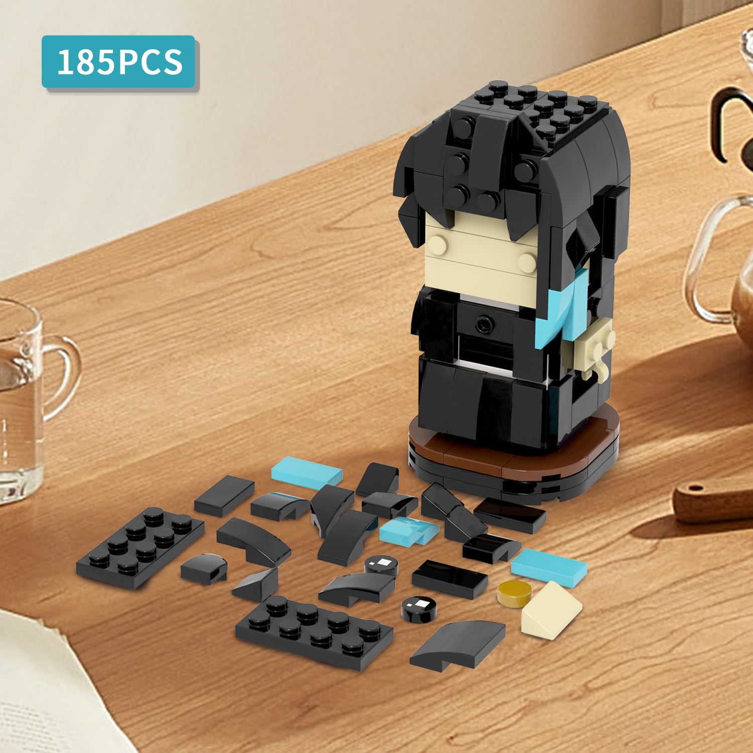 Foto 5 | Set De Construcción Mooxi-moc Anime Demon Slayer Brick Mini Headz - Venta Internacional.