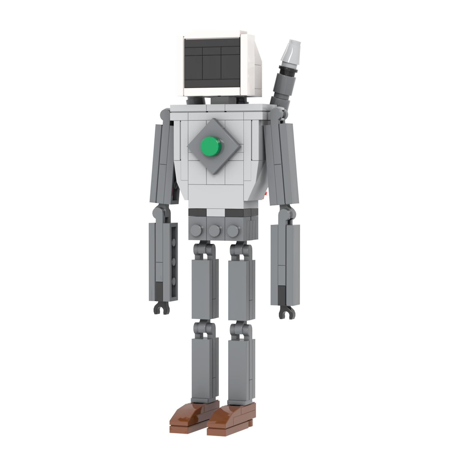 Set De Construcción Mooxi-moc Skibi Man Computer Man Kids 144 Piezas - Venta Internacional