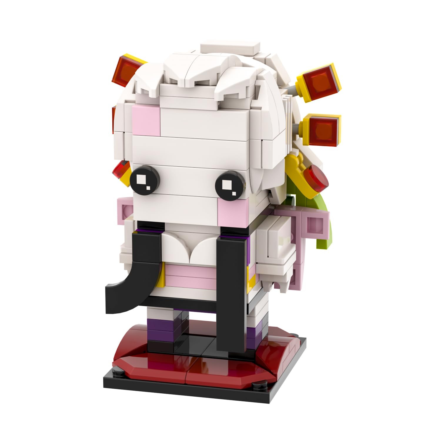 Foto 2 pulgar | Set de Construcción Mooxi-moc Anime Demon Slayer Brick Mini Headz - Venta Internacional