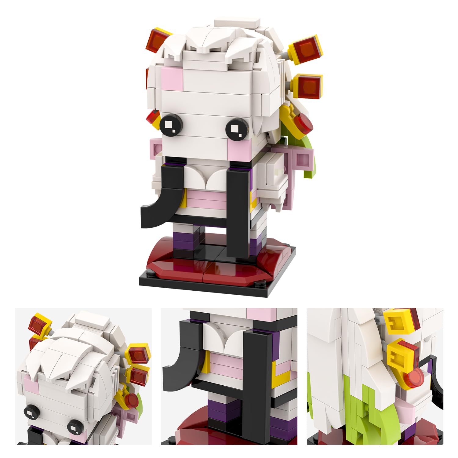Foto 5 pulgar | Set de Construcción Mooxi-moc Anime Demon Slayer Brick Mini Headz - Venta Internacional