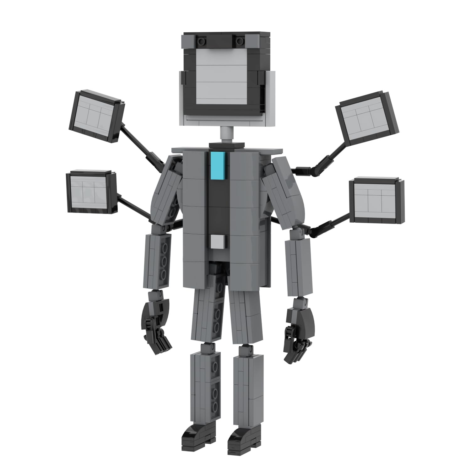 Foto 1 | Set De Construcción Mooxi-moc Skibi Man Titan Man Kids 333 Piezas - Venta Internacional