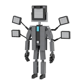 Foto 1 | Set De Construcción Mooxi-moc Skibi Man Titan Man Kids 333 Piezas - Venta Internacional