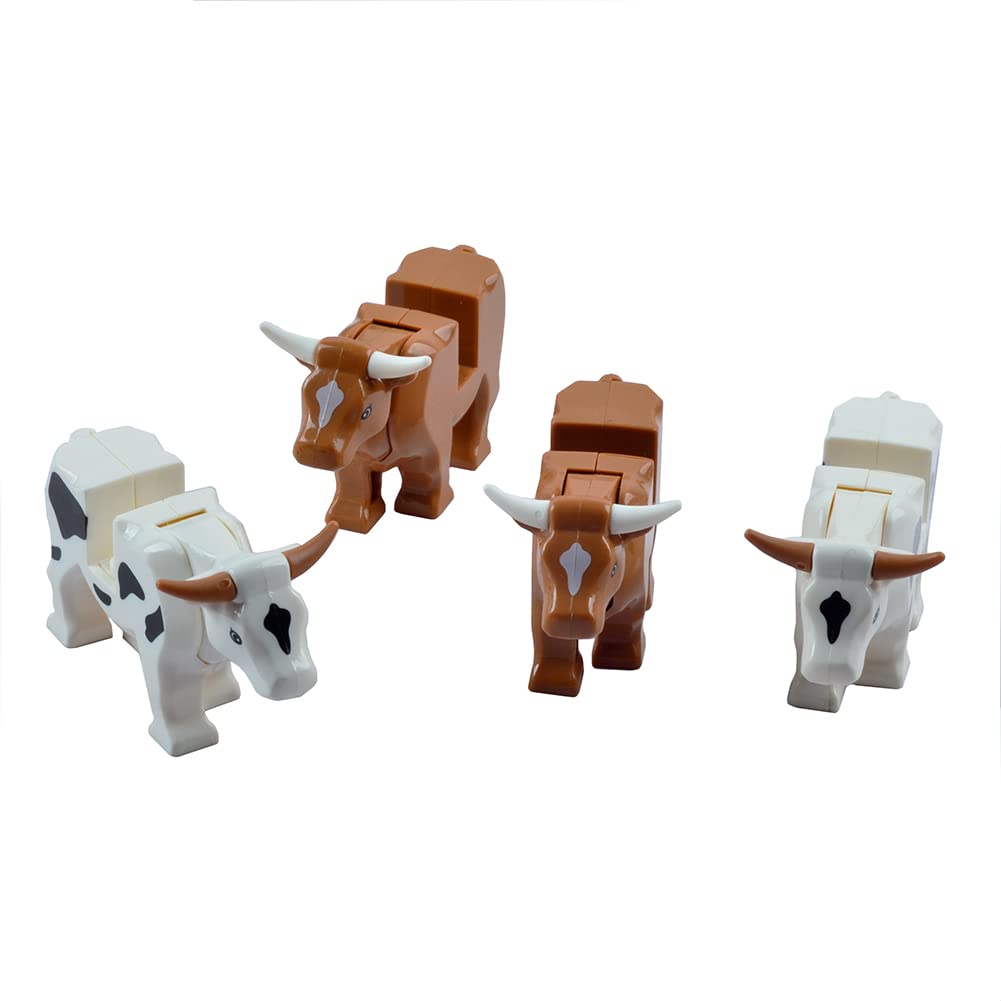 Foto 4 pulgar | Juego de Baency  Bricolaje Building Cow Animal 4 Piezas - Venta Internacional