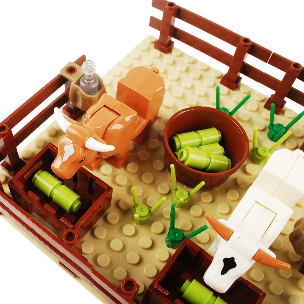 Foto 5 | Juego de Baency  Bricolaje Building Cow Animal 4 Piezas - Venta Internacional