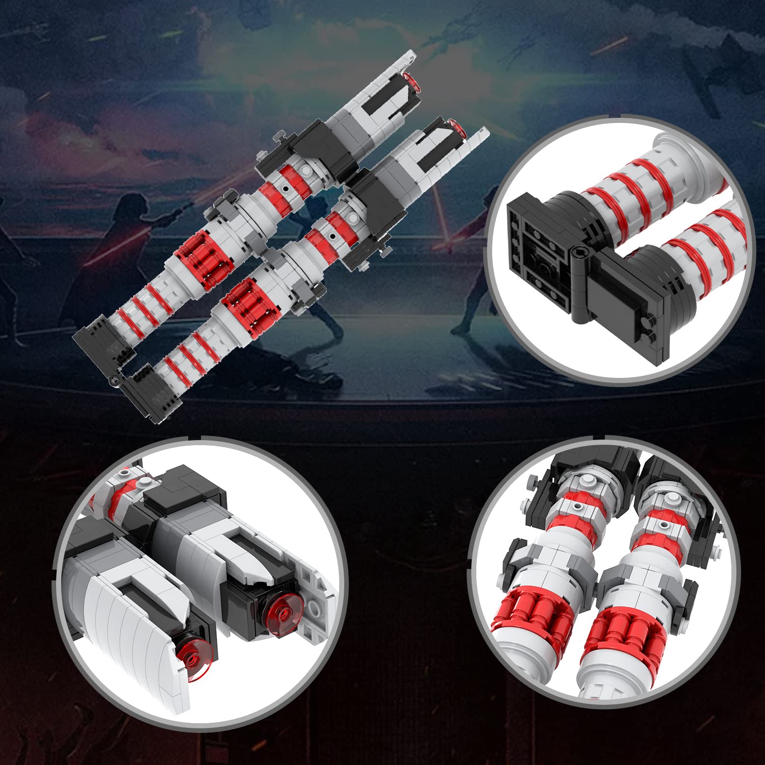 Foto 3 pulgar | Set de Construcción Mooxi-moc Space Wars Rey Skywalker Lightsaber - Venta Internacional